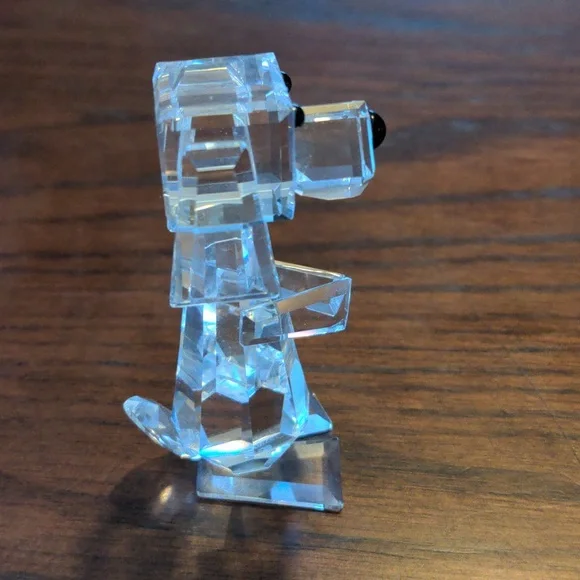 Swavorski Silver Crystal Vintage Standing Pluto Dog Figurine 7635, Discontinued - Picture 3 of 11